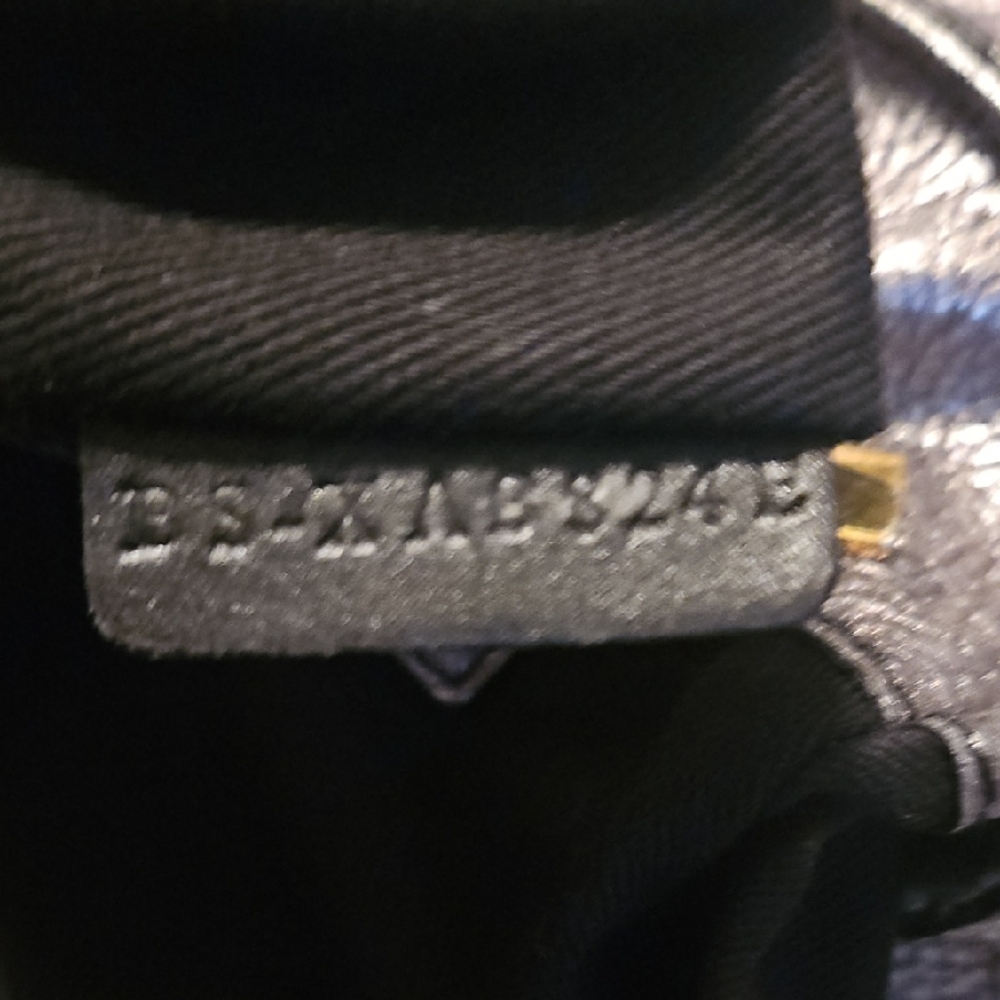 Authentic VALENTINO GARAVANI Histoire Bag - Metallic Anthracite Leather with COA - Picture 15 of 17